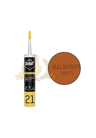Selsil Silikonize Mastik BRONZ 500 gr. Bronz Bronz