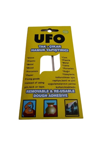 Ufo Tak-çıkar Hamur Yapıştırıcı - Çok Amaçlı Yeniden Kullanılabilir Yapışkan