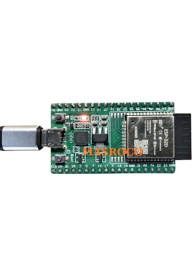 Esp32-d Wifi Bluetooth Geliştirme Kartı Devkitc V4 Yeşil Pcb, Usb Kablo Dahil
