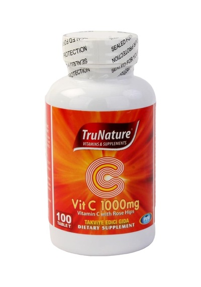 Trunature Vitamin C 1000 Mg Kuşburnu Eki 3X100 Tablet