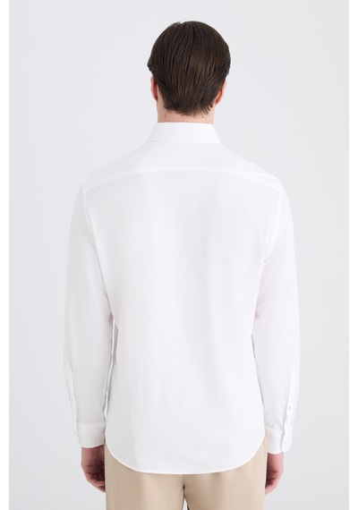D'S Damat Ds Damat Comfort Beyaz Örme Gömlek 5hc02td02265m Çok Renkli