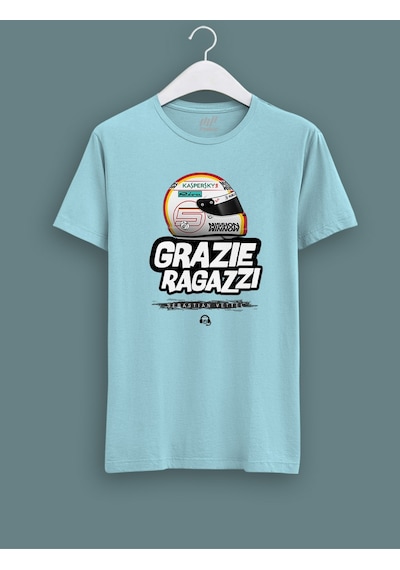 Fnbx Sebastian Vettel Grazie Ragazzi T-shirt Turkuaz