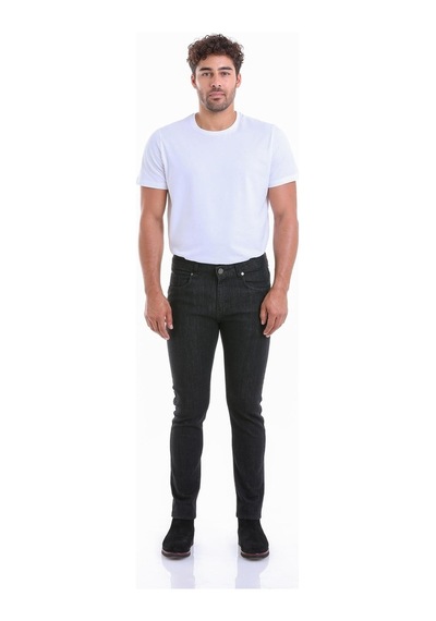 Hatemoğlu Erkek Siyah Slim Fit Düşük Bel Basic Kot Pantolon Siyah (556729654) Siyah