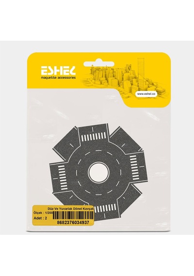 Düz Ve Yuvarlak Dönel Kavşak 1/200 2 Li