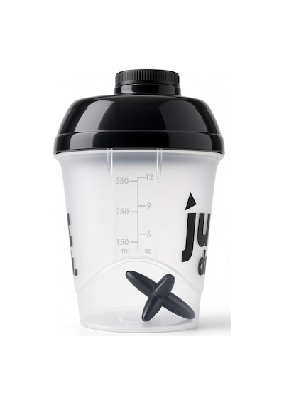 Just Shaker 400 Ml Ölçekli Sızdırmaz Kapaklı Protein Shaker Şeffaf