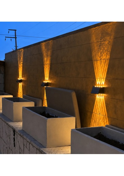 1 Adet Cata Ct 8010 Kos 20w Solar Led Aplik 2700k Amber .