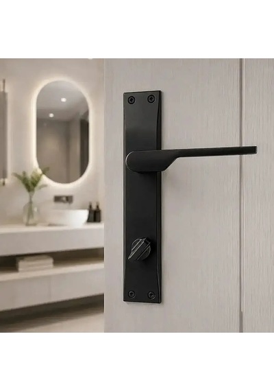 Sese Veroni Modeli Aynalı Wc Kapı Kolu Siyah 200-94-02-02