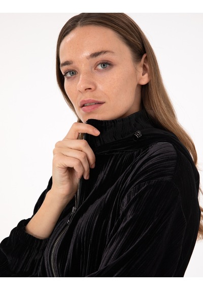 Pierre Cardin Kadın Siyah Hırka Örme 50290970-vr046 Siyah
