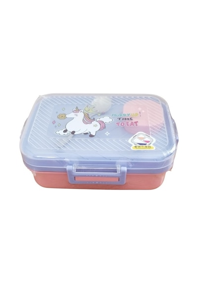 Akıllıelma-laxson Beslenme Kabı Çelik İthal Hurry Pembe Mor 97143 1431 Pembe - Mor