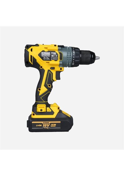Kömürsüz Akülü Darbeli Matkap 150nm 18v 2x4.0 Ah Plus Akü Hızlı Şarj Rtrmax X-lıon - Rtx3020