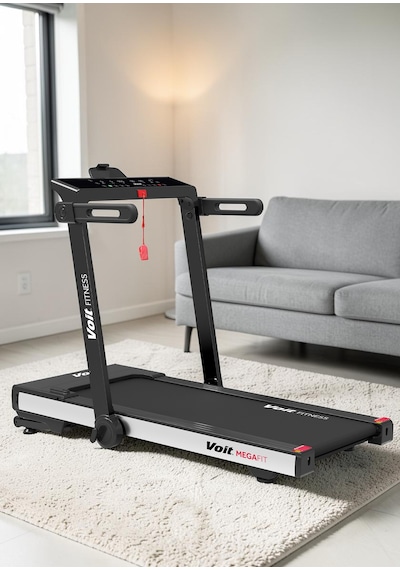 Voit Mega Fit Otomatik Eğimli 50x125 Cm Geniş Bant Koşu Bandı 16km Hız Bluetooth Uygulama Kurulum Gerektirmez