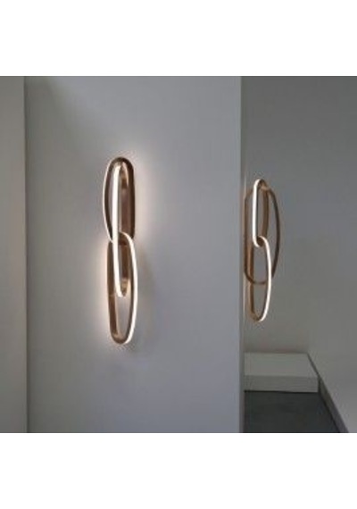 Gold Led 3 Lü Aplik Gold