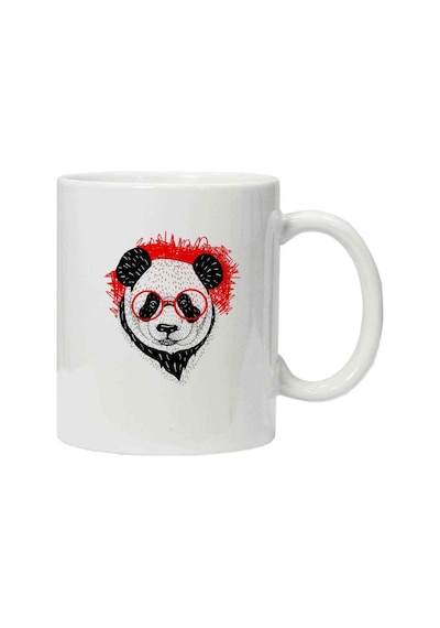 Kupa Bardak Gözlüklü Panda