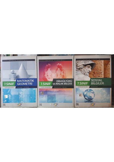 7.Sınıf Matematik Geometri+Sosyal+Din Kulturu Soru Bank 2015 Bası
