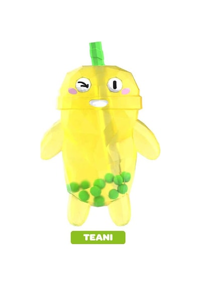 12387 Sun-btf-figür Bubble Tea Crystal Boba Pals Serıes 14cm 6a Çok  Renkli
