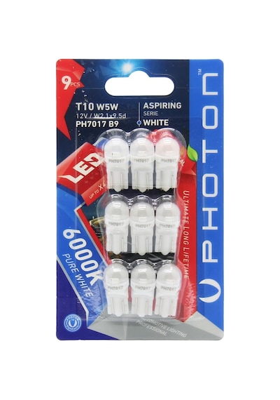 Photon Ampul T10 W5w Led 9'lu Blister Pht Ph7017 B9