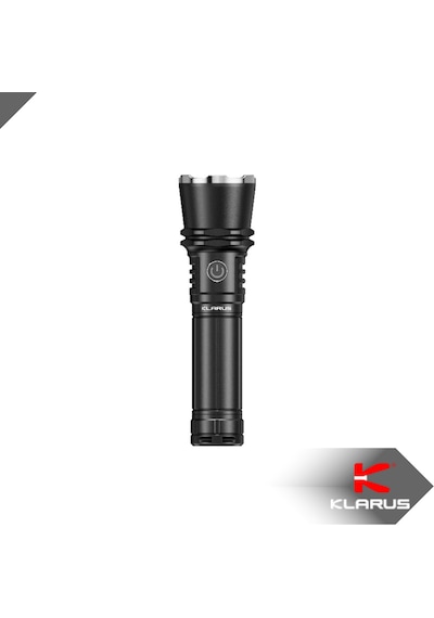 Klarus A3 Zoom Özellikli 2200 Lümen Metal Yapı Taktik El Feneri Siyah