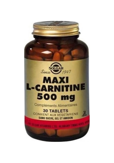Solgar Maxi L Carnitine 500mg 30 Tablet