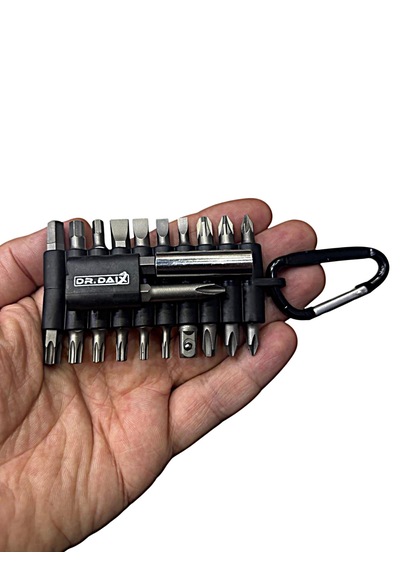 22 Parça Karabinalı Bits Set