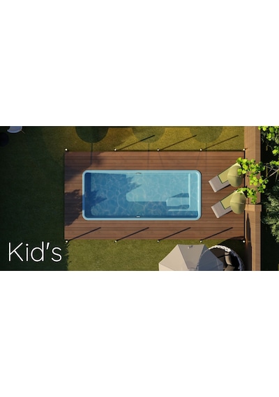 Fiber Hazır Havuz Kid's Model 2,20 X 5,20 X 0,70 Mt - 6,15 M3 - Toptancıyızbiz