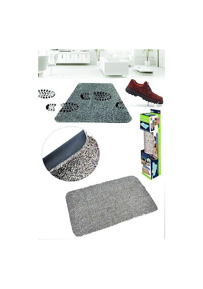 Clean Step Mat Yıkanabilir Mikrofiber Kir Toz Emici Iç-dış Ortam Paspas