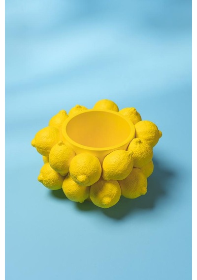 Limon Dikey Silikon Mum Kalıbı Beyaz