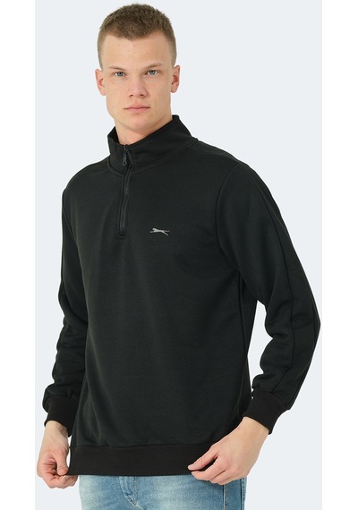 Slazenger SAMMY Erkek Sweatshirt Siyah