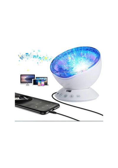 Exeo Müzik Çalar Okyanus Dalgası 7 Farklı Led Işıklı Kumandalı
