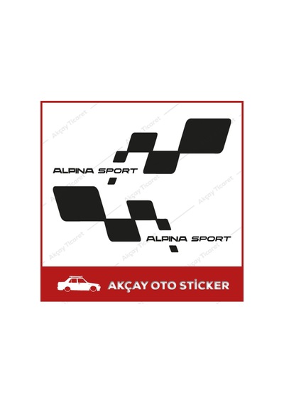 Bmw Alpina Sport Sticker Alpina Sticker Bmw Araba Sticker