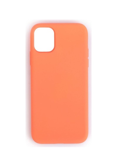Apple Uyumlu iPhone 11 İle Cappy Silikon Kılıf Turuncu