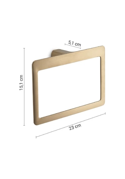 Pirenei Havluluk, Yuvarlak, 23cm - Mat Altın Mat Altın