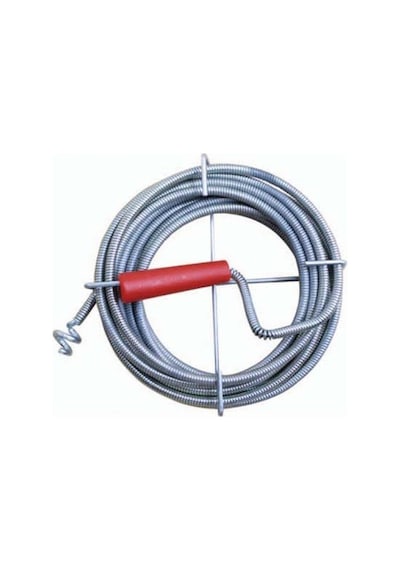 Tıkalı Lavabo Deliği Gider Borusu Açıcı Kılavuz (Susta) - 5 Metre