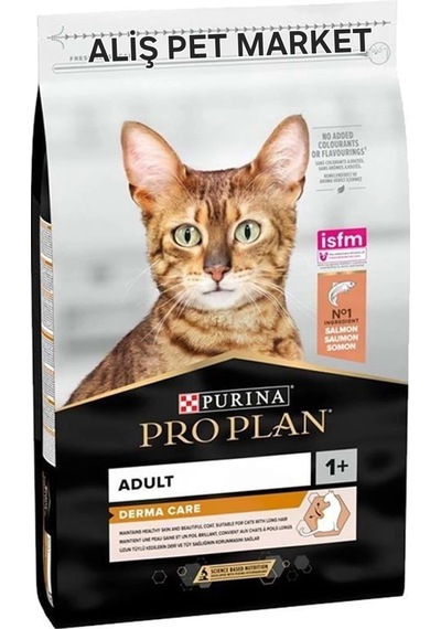 Pro Plan Derma Care Somonlu Tüy Yumağı Önleyici Yetişkin Kedi Maması 3kg