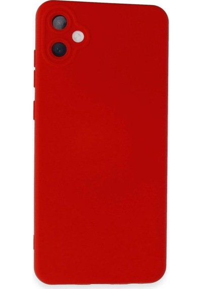 Samsung Galaxy Uyumlu, A05 Kılıf Nano İçi Kadife Silikon - Kırmızı