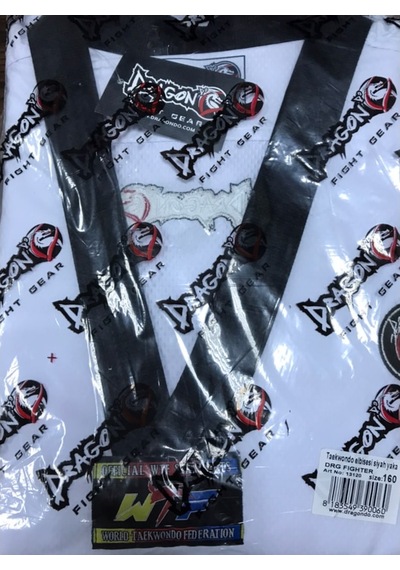 Dosports Dragon Fighter Taekwondo Dobok Elbisesi Beyaz