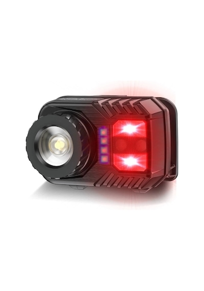 Ps-571 Sensör Xpg Cob Led Usb Şarj Edilebilir Lityum Pilli Zoomlu Kafa Lambası Siyah