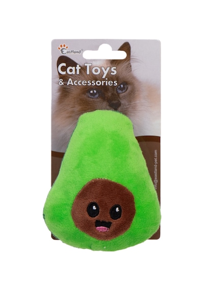 Ilkeshop Eastland Catnipli Hışırtılı Peluş Avokado 11,5cm