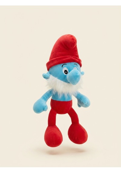 Peluş Şirin- Şirin Baba-45 Cm Mavi