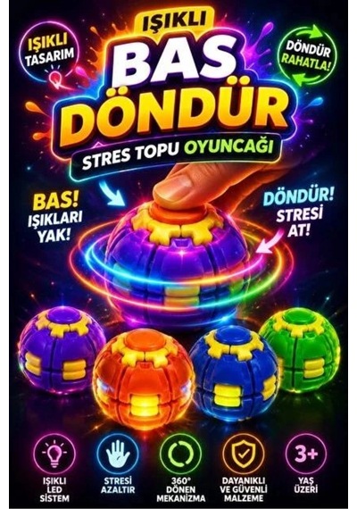 0036 Spın Top- Işıklı