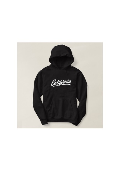Blackjack Giyim Unisex Baskılı Oversize Kapşonlu Sweatshirt Siyah