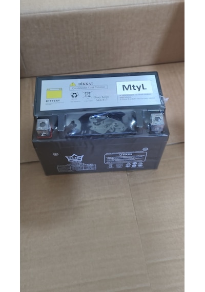 Jpn Motor Vito 50 125 Uyumlu Kaliteli Hazır Şarjlı Akü 12 V 7 Ah