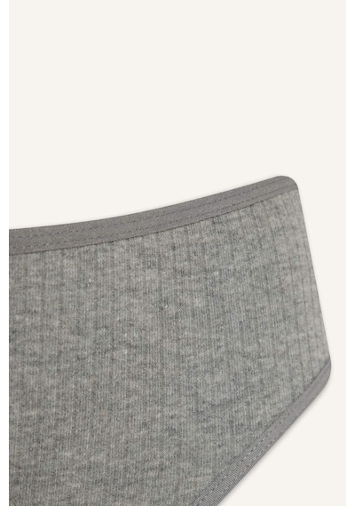 Defacto Ribana 3lü Brief Külot-fall İn Love D6398ax25augr93 Gri-gr93