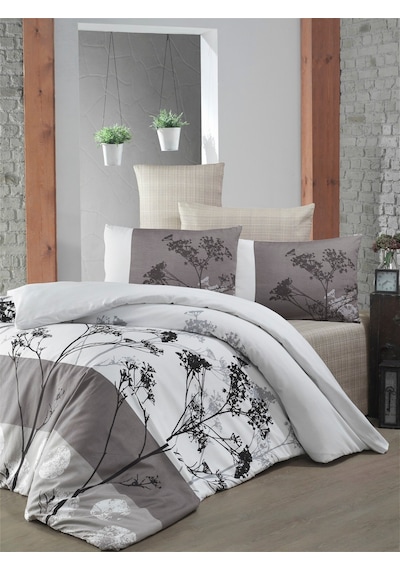 Komfort Home Tek Kişilik Polycotton Nevresim Takımı (Bellezza Kah