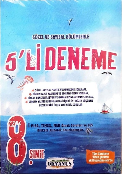 8. Sınıf 5'li Deneme -  Okyanus Eğitim