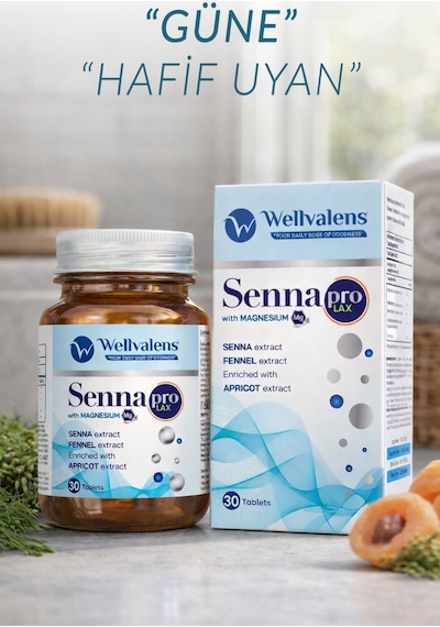 Sennapro Lax Sinameki, Magnezyum, Kayısı & Rezene İle Sindirim Konforu Ve Bağırsak Desteği 30 Tablet