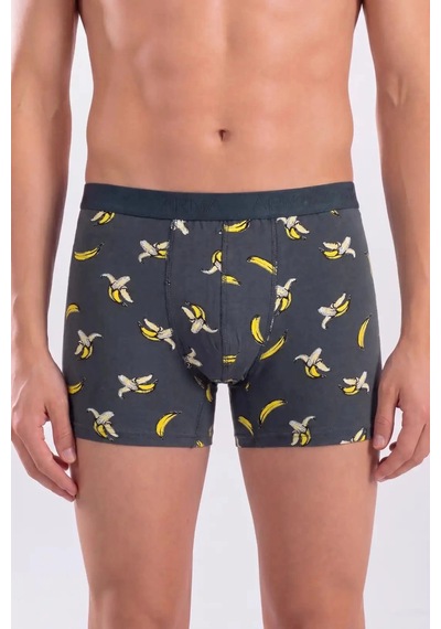 Carlburn Delux Serisi 6'lı Paket Erkek Desenli Boxer Pamuklu Likralı Esnek Kumaş Tasarım Basic Stil DESENLİ