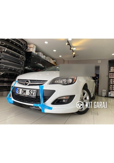Opel Astra Makyajlı 2012-2020 Custom Ön Ek Plastik Boyasız