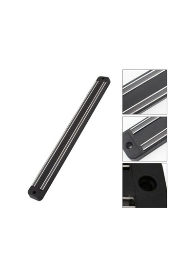 Paslanmaz Mıknatıslı Duvar Bıçak Askısı Standı 33Cm