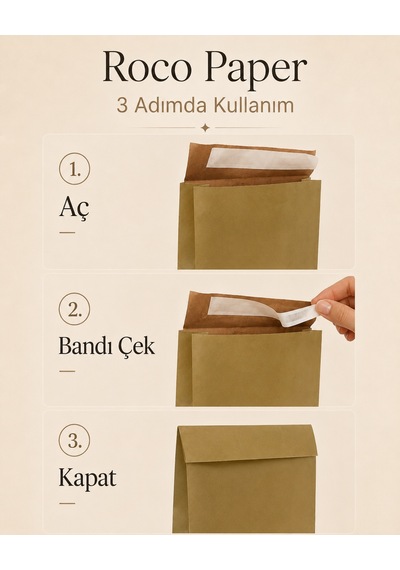 Yapışkan Bantlı Kraft Kese Kağıdı, Altın Renk, 25x8x30 Cm - 24'lü Paket, Hediye Ve Kargo Zarfı
