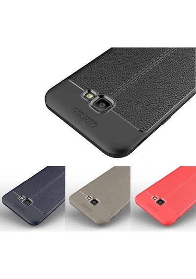 Samsung Uyumlu Galaxy J4 Plus Kilif Deri Tarzi Niss Silikon Case 389468036